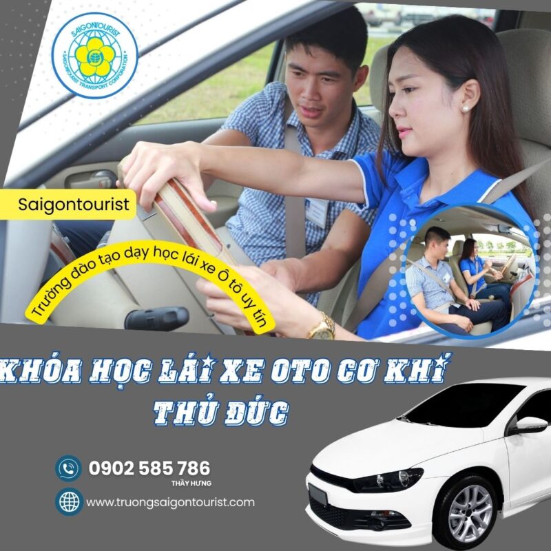 Thủ Đức là khu vực có mật độ dân cư cao, nhiều tuyến đường nhỏ, giao lộ dày và thường xuyên ùn tắc. Chính vì vậy, nhiều học viên lựa chọn học lái xe ô tô cơ khí thủ đức để rèn khả năng kiểm soát xe tốt hơn trong điều kiện thực tế. Học lái xe ô tô cơ khí Thủ Đức không chỉ giúp bạn thi lấy bằng mà còn mang lại nền tảng lái xe vững chắc và chủ động lâu dài. Học lái xe ô tô cơ khí giúp bạn làm chủ xe số sàn, lái vững trong mọi tình huống. Lộ trình rõ ràng, học phí minh bạch và lịch học linh hoạt.