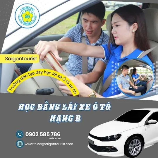 học lái xe ô tô hạng b 16 học lái xe ô tô hạng b