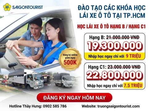 Học lái xe ô tô Quận 9 – Giá tốt, xe mới, gọi ngay 6 Học phí các khoá học lái xe ô tô