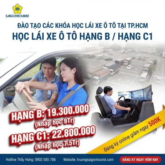 Học lái xe ô tô bao lâu? Lộ trình từ A-Z cho người mới 4 Khoá học lái xe ô tô tại tp.hcm