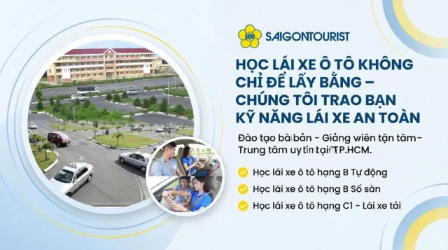 Khoá hóc lái xe ô tô tại tphcm
