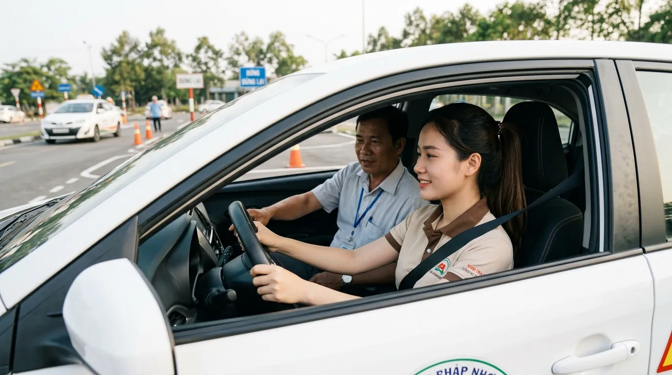 Trung tâm dạy lái xe ô tô uy tín 6 Học lái xe ô tô nhơn trạch