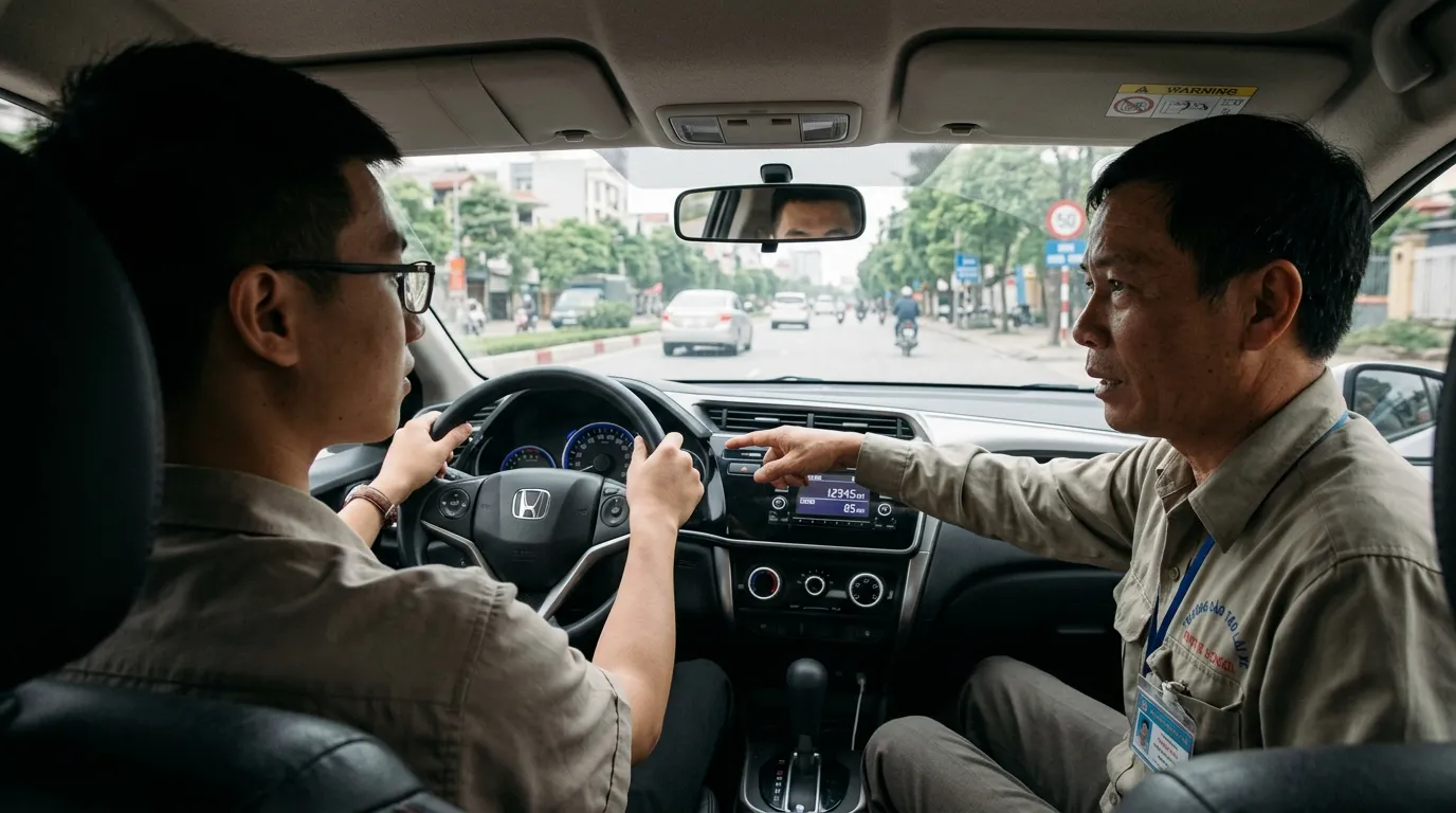 Vì sao giá học lái xe ô tô thay đổi? 7 yếu tố quyết định và cách chọn trung tâm phù hợp 3 Học lái xe ô tô phải chạy bao nhiêu km