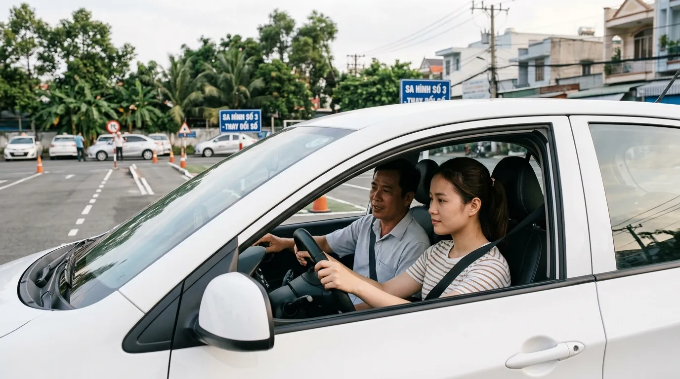 Học lái xe ô tô ở đâu uy tín 8 Học lái xe ô tô saigontourist